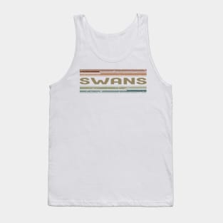 Swans Retro Lines Tank Top